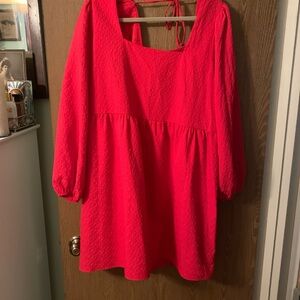 Red Amadi mini dress